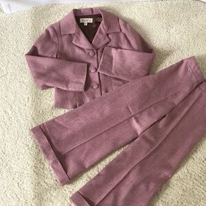 2 Piece Set Helena Neiman Marcus Pink Jacket Pants Suit Jacket 5 6